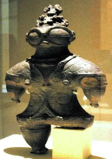 A Jomon-era figurine