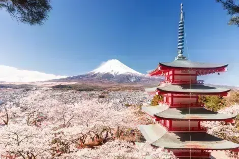 La pagode Chureito, l'un des meilleurs endroits pour prendre des photos sur le Mont Fuji