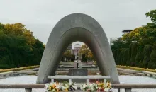Memorial at Hiroshima Peace Memorial Park 