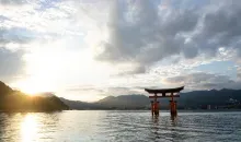 Le sanctuaire d'Itsukushima sur l'île de Miyajima