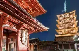 Le temple Senso-ji, l'un des emblêmes de Tokyo