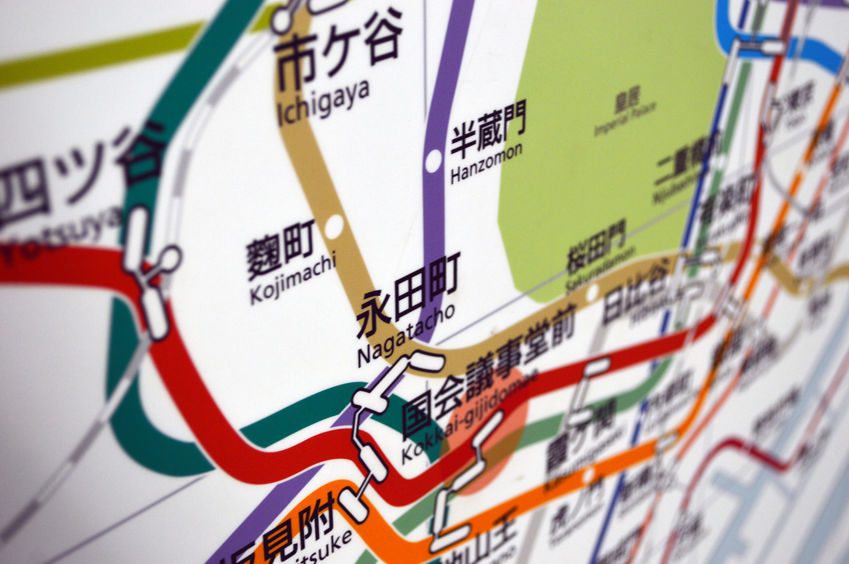 Tokyo Subway Map Tokyo Subway Map