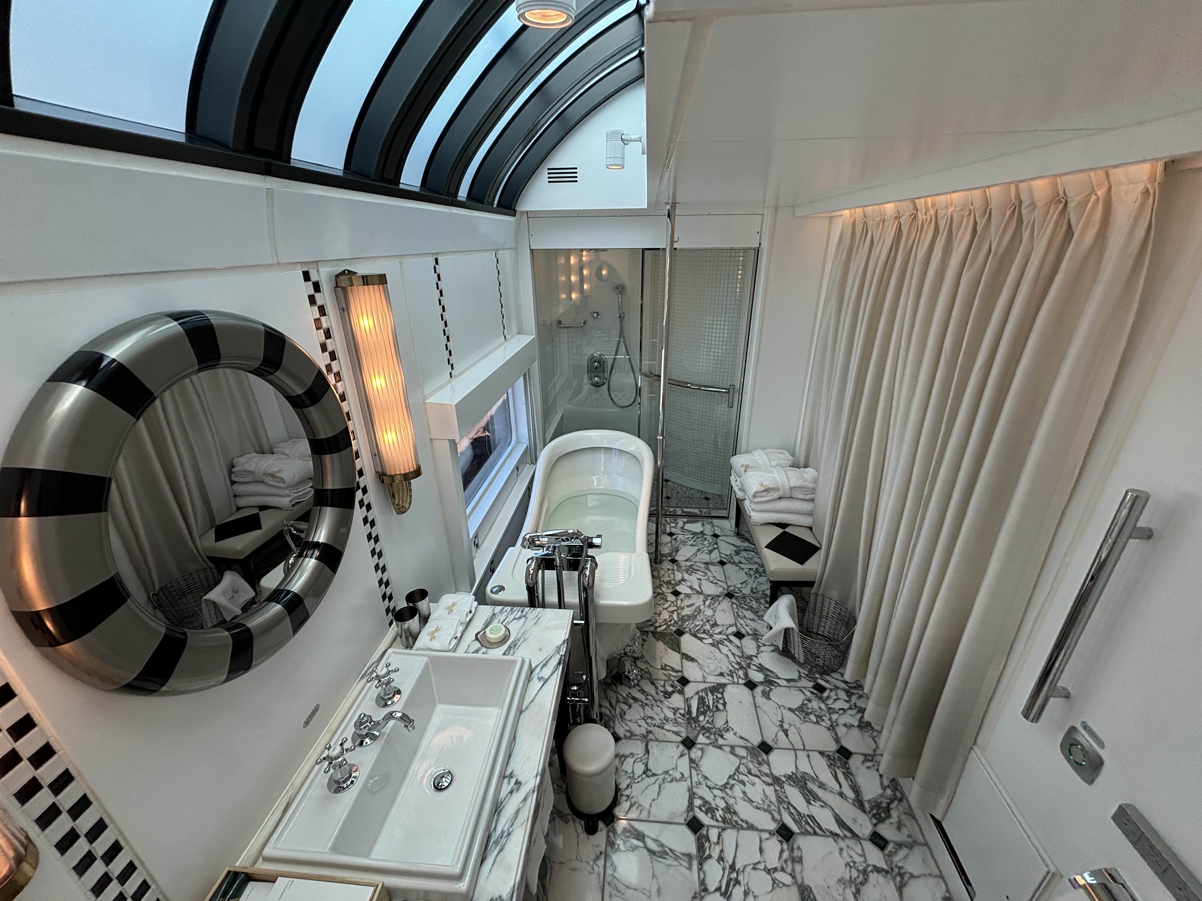 The Suite on the Twilight Express Mizukaze train The Suite on the Twilight Express Mizukaze train