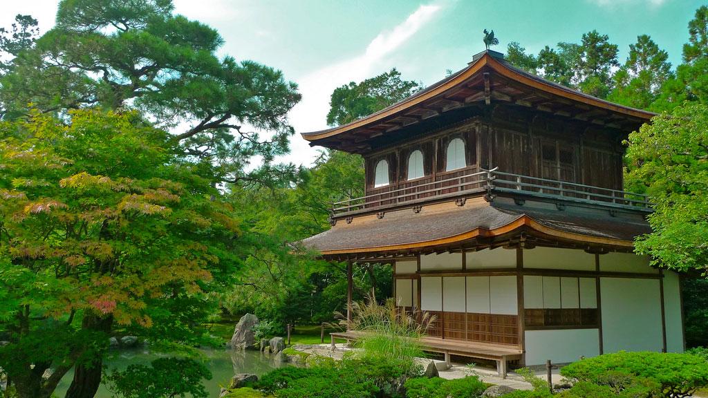 Façade du temple Ginkakuji à Kyoto Façade du temple Ginkakuji à Kyoto