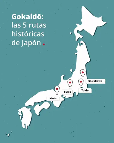 Mapa Gokaido
