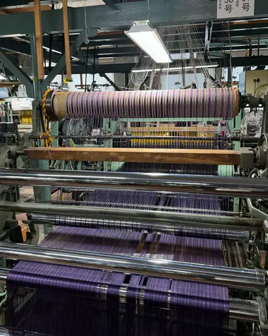 Loom for weaving Hakata-Ori