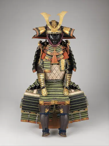 Decorative lacquer on 18th century armor