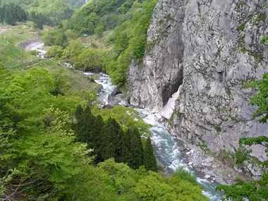 Les gorges de Kotakigawa, au sein du géoparc d'Itoigawa