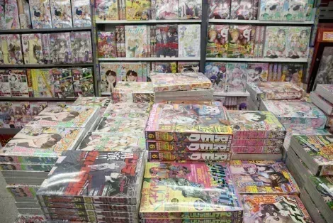 Librairie de manga à Tokyo