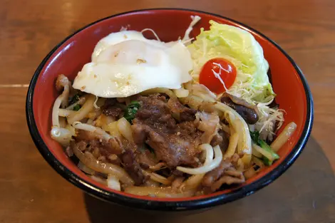 Awaji Gyudon at Yumebutai