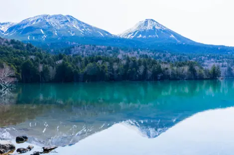 L'un des trois lacs secrets d'Hokkaido