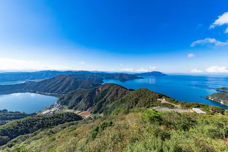 Vue sur les Cinq lacs de Mikata