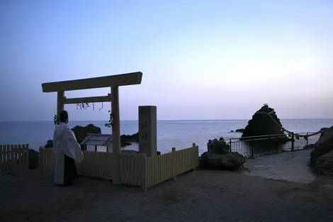 Husband and Wife Rocks or Meoto Iwa, Ise, Mie Prefecture