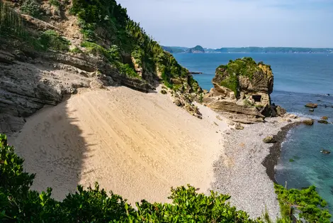 Touji Sand Ski Hill, located in Shimoda, Shizuoka Prefecture