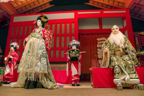 Représentation de Kabuki au musée Edo-Tokyo