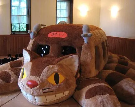 The cat-bus from My Neighbor Totoro