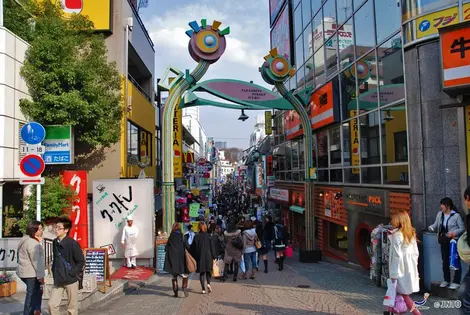 La ruelle Takeshita Dori à Harajuku