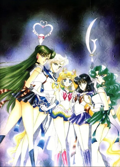 Le cultissime Sailor Moon de Naoko Takeuchi.