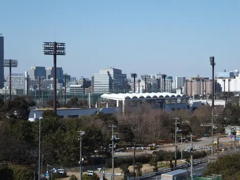 Le stade de Yumenoshima