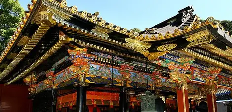 Le temple est très ouvragé et coloré