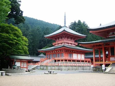 La pagode à trois étages de l'Enryakuji