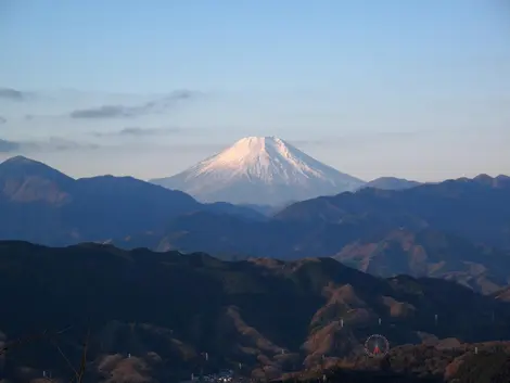 La vue sur le Mont Fuji depuis le Mont Takao