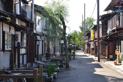 Une des ruelles typiques d'Hida Furukawa.