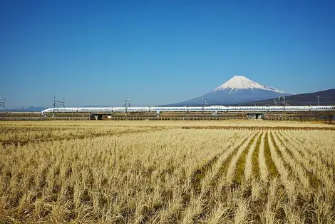 Admira el Monte Fuji desde el Shinkansen.