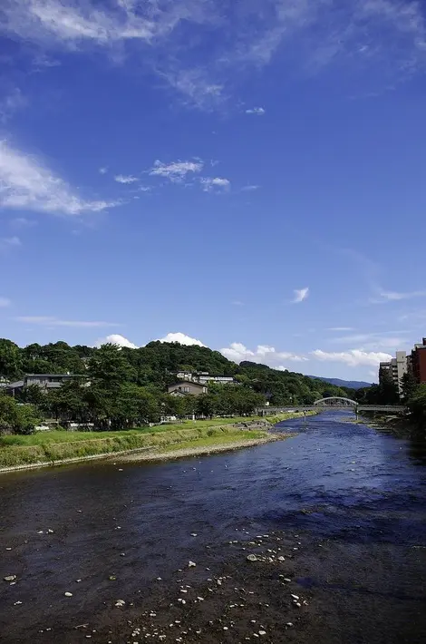 La rivière Asanogawa, à Kanazawa