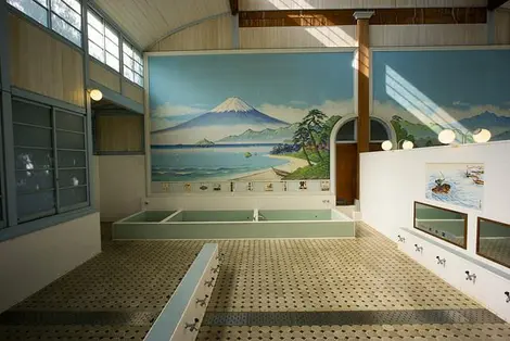A sento, a public Japanese bath