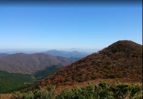 Vue depuis le sommet du mont Hiba, dans la préfecture d'Hiroshima