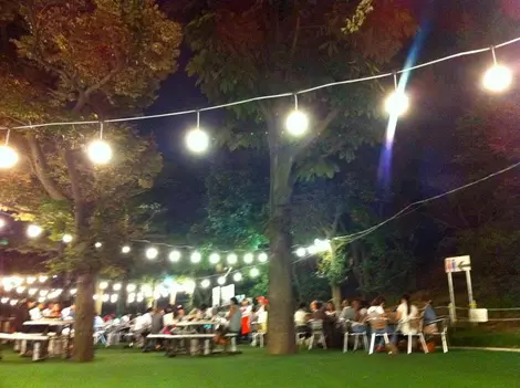 Le Forest beer garden, près du parc du sanctuaire Meiji, à Tokyo