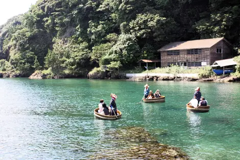 Promenade en tarai-bune, Yajima et Kyojima, Sadogashima