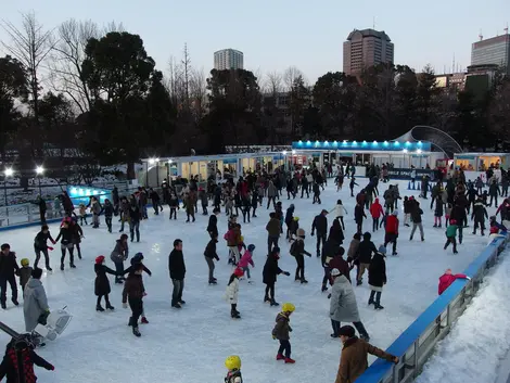 Patinoire de Tokyo Midtown à Roppongi