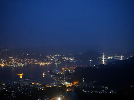 Vue sur Nagasaki depuis le mont Inasa