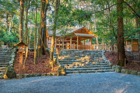 Un des bâtiments constituant Ise-Jingu 