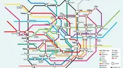 El sistema de metro de Tokio.