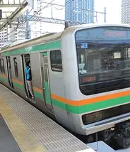 The Shōnan-Shinjuku Line connects Tokyo to the Shōnan coast The Shōnan-Shinjuku Line connects Tokyo to the Shōnan coast