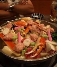 Chanko nabe with seafood Chanko nabe with seafood