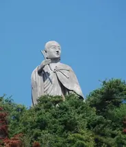 A statue of Kukai A statue of Kukai