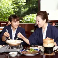 Enjoy a traditional Japanese dinner in your ryokan