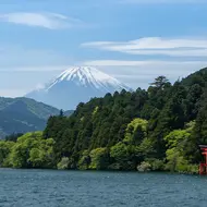 Mount Fuji from Hakone lake