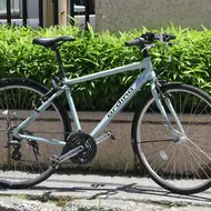 A crossbike, a sturdy bicycle perfect for exploring around Mount Fuji A crossbike, a sturdy bicycle perfect for exploring around Mount Fuji