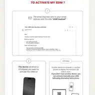 eSIM User guide example in english