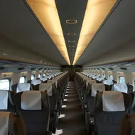 Interior of a shinkansen with Japan Rail Pass Interior of a shinkansen
