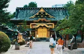 Lovely Toshogu shrine in Ueno park, Tokyo