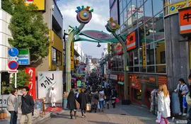 La ruelle Takeshita Dori à Harajuku