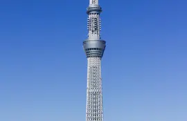 Der Tokyo Skytree ist das dritthöchste Gebäude der Welt.