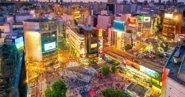 Cruce de Shibuya famoso en todo el mundo, Tokio