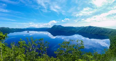 Crater lake in Hokkaido